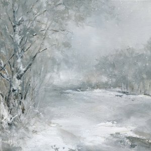 Winter Wonderland by Carol Robinson Oil Painting