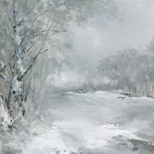 Winter Wonderland Oil painting by Carol Robinson