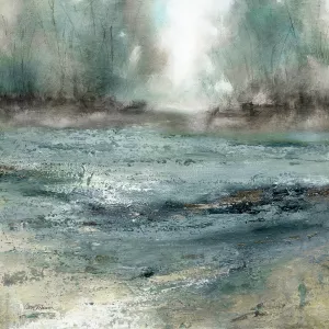 Wooded Sanctuary Oil Painting by Carol Robinson - Contemporary