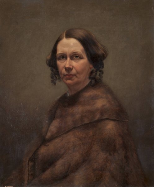 Mrs. Goss  by Caroline L. Ransom - Hand-Painted Oil Painting Reproduction