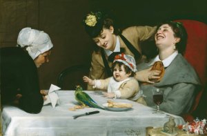 Merrymakers by Carolus-Duran Oil Painting