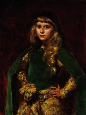 Natalie at Ten by Carolus-Duran Oil Painting