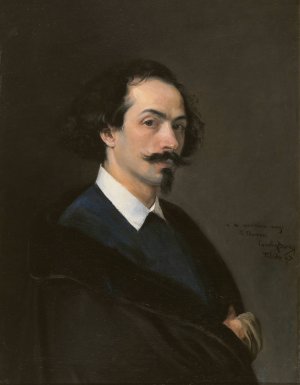 Painter Matias Moreno by Carolus-Duran Oil Painting