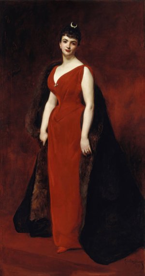 Portrait de Madame Edgar Stern by Carolus-Duran Oil Painting