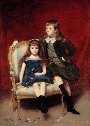 Portrait de Marguerite by Carolus-Duran Oil Painting