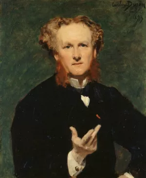 Portrait d'Etienne Haro by Carolus-Duran Oil Painting