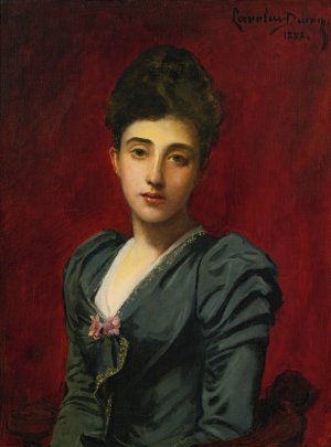 Portrait of The Countess Lily De Roussy De Sales by Carolus-Duran Oil Painting