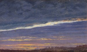 Abendlicher Wolkenhimmel by Caspar David Friedrich Oil Painting