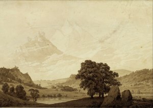 Autumn also known as Evening - Maturity by Caspar David Friedrich Oil Painting