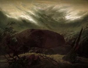 Dolmen in Autumn painting by Caspar David Friedrich