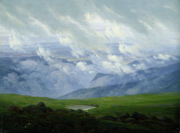 Drifting Clouds by Caspar David Friedrich - Hand-Painted Oil Painting Reproduction