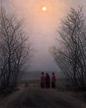 Easter Morning by Caspar David Friedrich - Oil Painting Reproduction