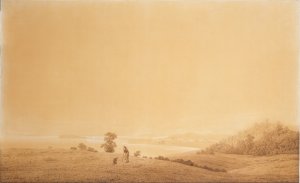 Eastern Coast of Ruegen Island with Shepherd by Caspar David Friedrich Oil Painting