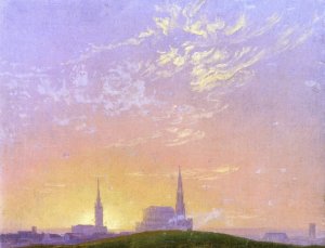 Evening by Caspar David Friedrich Oil Painting