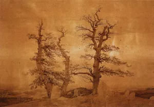 Giant Grave by the Sea Oil painting by Caspar David Friedrich