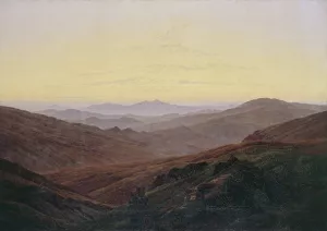Giant Mountains by Caspar David Friedrich Oil Painting