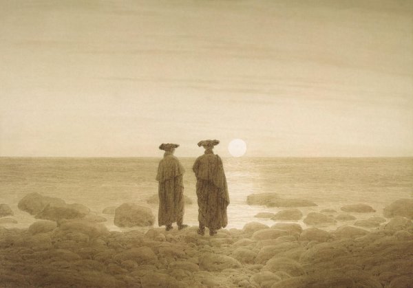 Main Product Photo of Moonrise Painting by Caspar David Friedrich