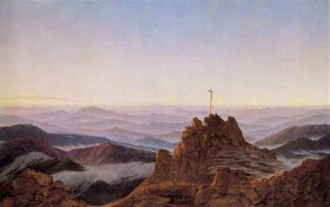 Morning in the Riesengebirge Oil painting by Caspar David Friedrich