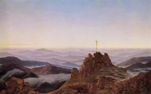 Morning in the Riesengebirge Oil painting by Caspar David Friedrich