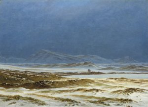 Northern Landscape,Spring Oil painting by Caspar David Friedrich