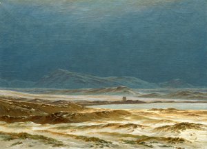Northern Landscape, Spring Oil painting by Caspar David Friedrich