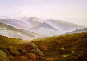 Riesengebirge Oil painting by Caspar David Friedrich