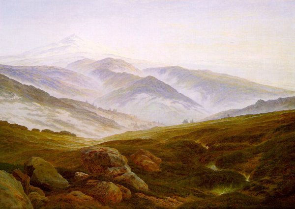Riesengebirge by Caspar David Friedrich - Hand-Painted Oil Painting Reproduction