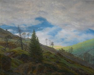 Sonnenblick im Riesengebirge Oil painting by Caspar David Friedrich