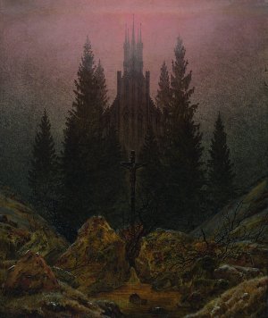 The Cross in the Mountains by Caspar David Friedrich Oil Painting