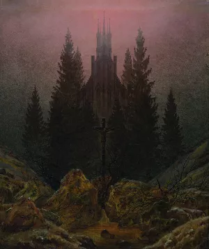 The Cross in the Mountains by Caspar David Friedrich Oil Painting