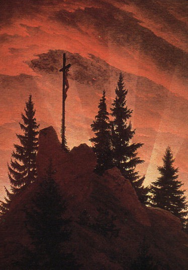 The Cross in the Mountains by Caspar David Friedrich - Hand-Painted Oil Painting Reproduction