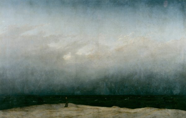 The Monk by the Sea by Caspar David Friedrich - Hand-Painted Oil Painting Reproduction