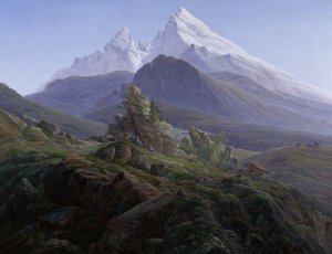 The Watzmann by Caspar David Friedrich Oil Painting