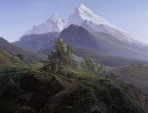 The Watzmann by Caspar David Friedrich Oil Painting