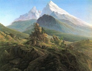 The Watzmann by Caspar David Friedrich Oil Painting