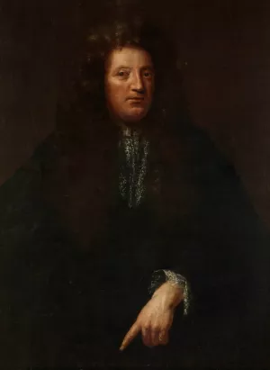 Jan Karel Nicolaas van Hove, Dean of the Guild of Saint Luke by Caspar Jacob Van Opstal The Younger Oil Painting