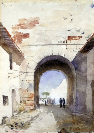 Porta San Paulo, Rome by Cass Gilbert Oil Painting