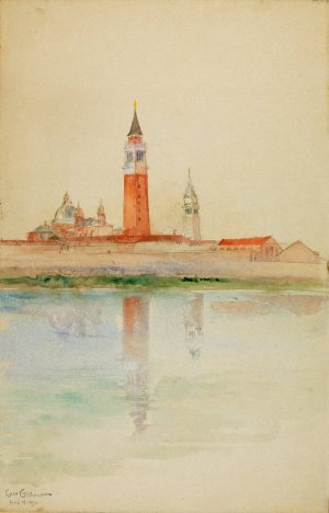 San Giorgio Maggiore, Venice by Cass Gilbert Oil Painting
