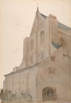 Winchester, England by Cass Gilbert Oil Painting