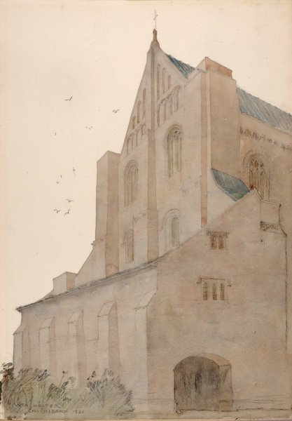 Winchester, England  by Cass Gilbert - Hand-Painted Oil Painting Reproduction