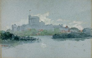 Windsor Castle, England by Cass Gilbert Oil Painting