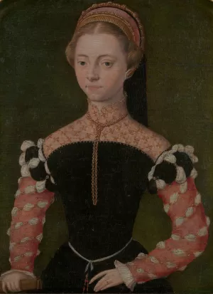 Portrait of a Woman by Catharina Van Hemessen Oil Painting