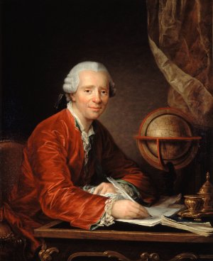 Portrait de Jean Le Rond d'Alembert by Catherine Lusurier Oil Painting