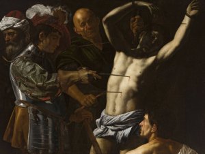 Saint Sebastian by Cecco Del Caravaggio Oil Painting