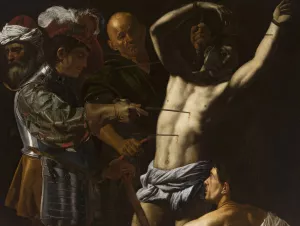 Saint Sebastian by Cecco Del Caravaggio Oil Painting
