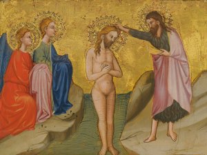 The Baptism Of Christ by Cecco Di Pietro Oil Painting