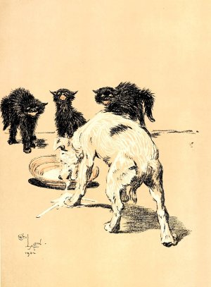 A Dog Day 03 by Cecil Charles Windsor Aldin Oil Painting