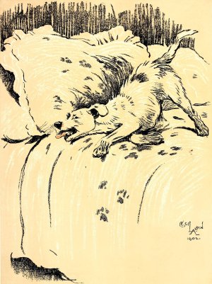 A Dog Day 06 by Cecil Charles Windsor Aldin Oil Painting
