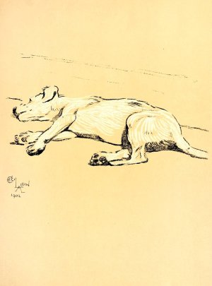A Dog Day 08 by Cecil Charles Windsor Aldin Oil Painting