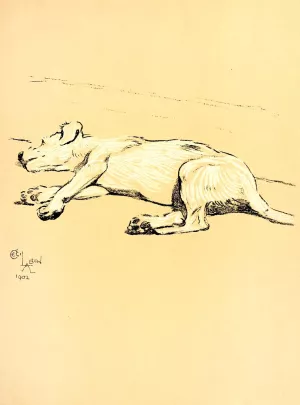 A Dog Day 08 by Cecil Charles Windsor Aldin Oil Painting